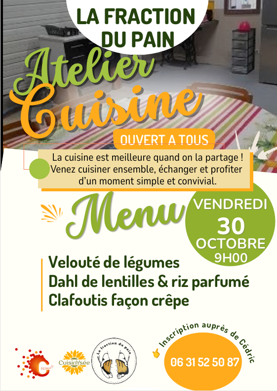Atelier cuisine 